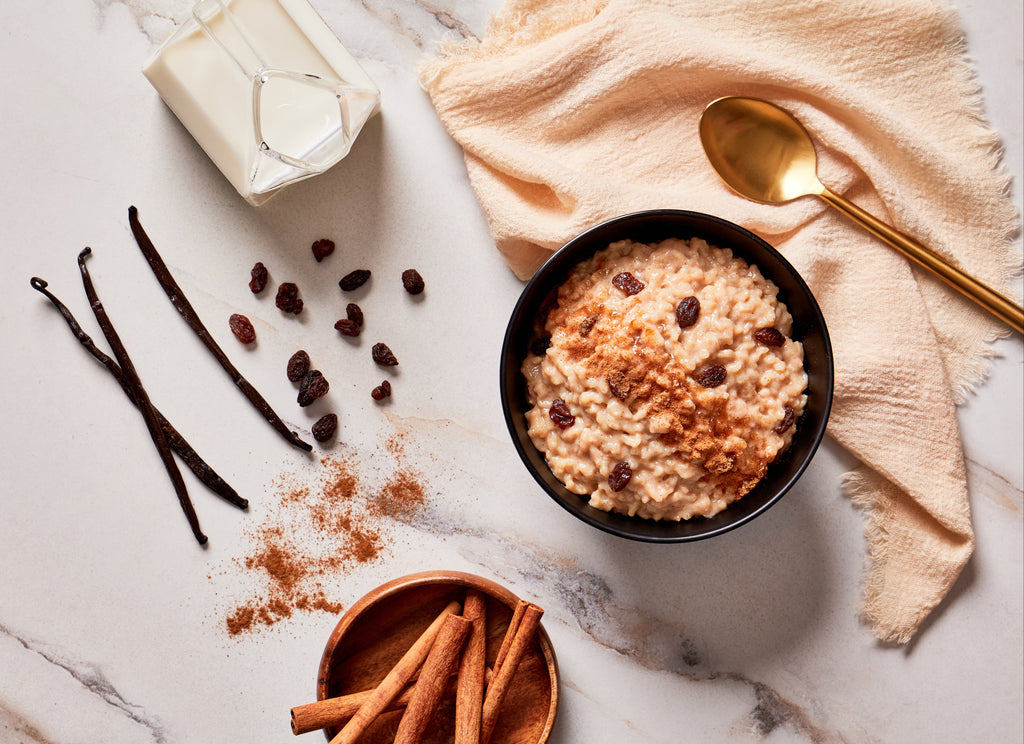 9x CINNAMON RAISIN RICE PUDDING 🌱