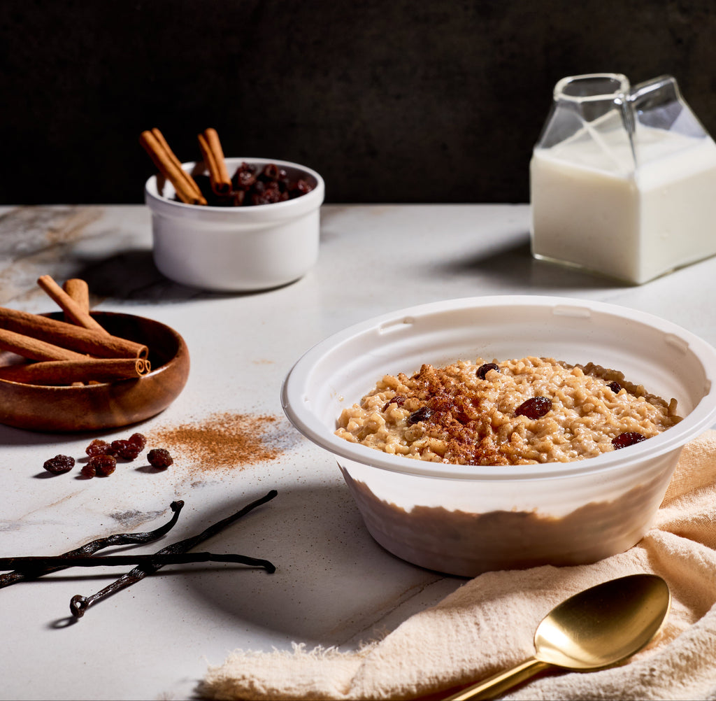 9x CINNAMON RAISIN RICE PUDDING 🌱