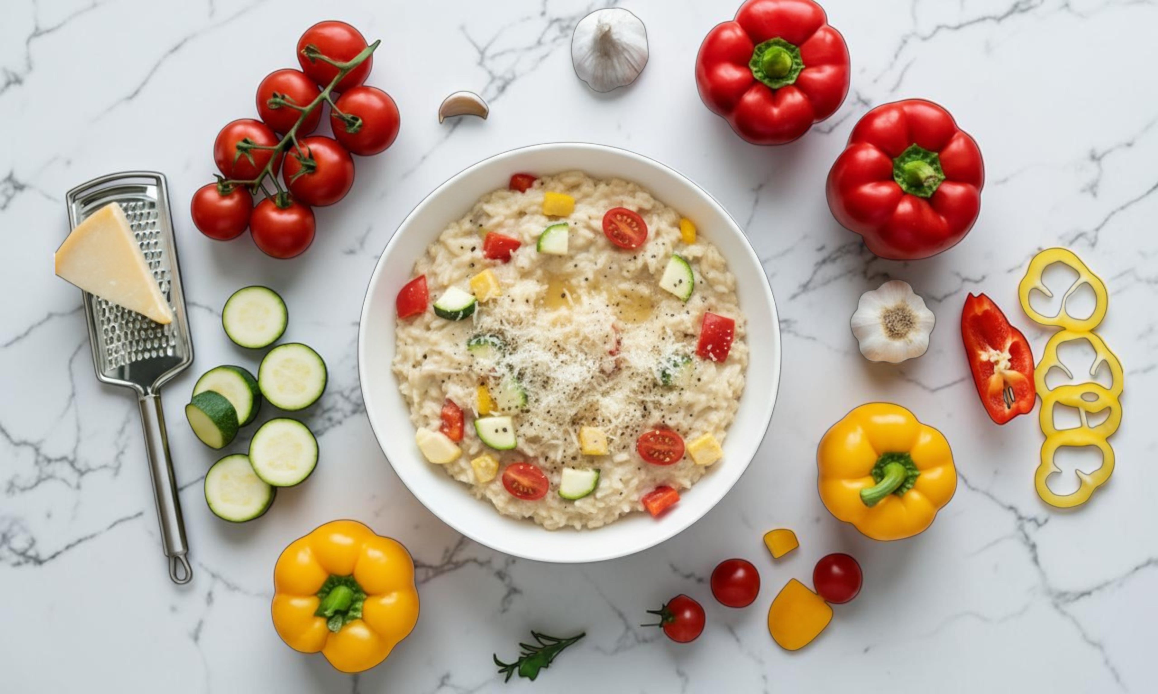 9x WHITE WINE VEGGIE RISOTTO 🌱