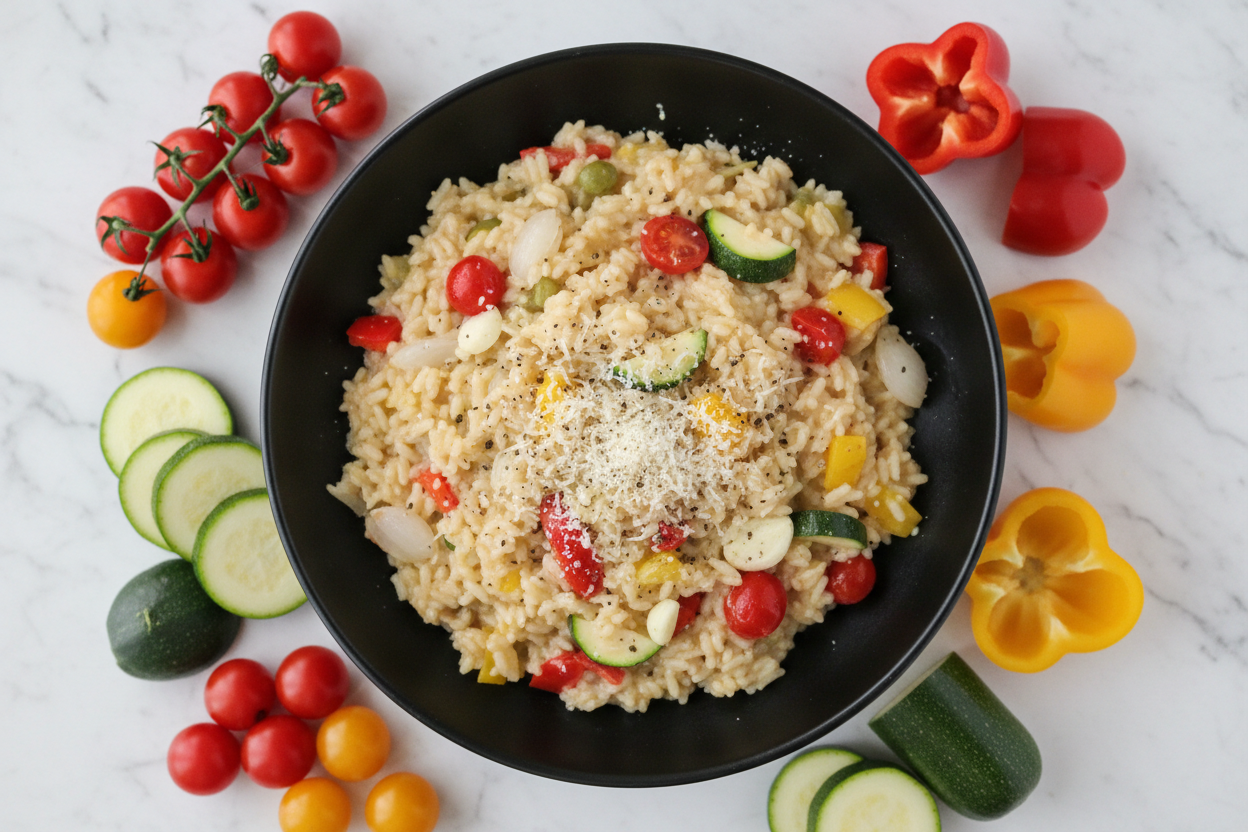 9x WHITE WINE VEGGIE RISOTTO 🌱