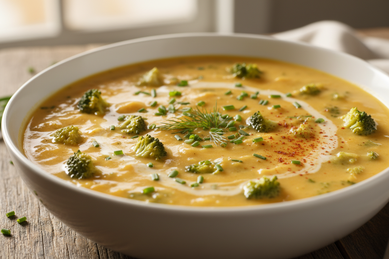 9x BROCCOLI CHEDDAR SOUP 🌱