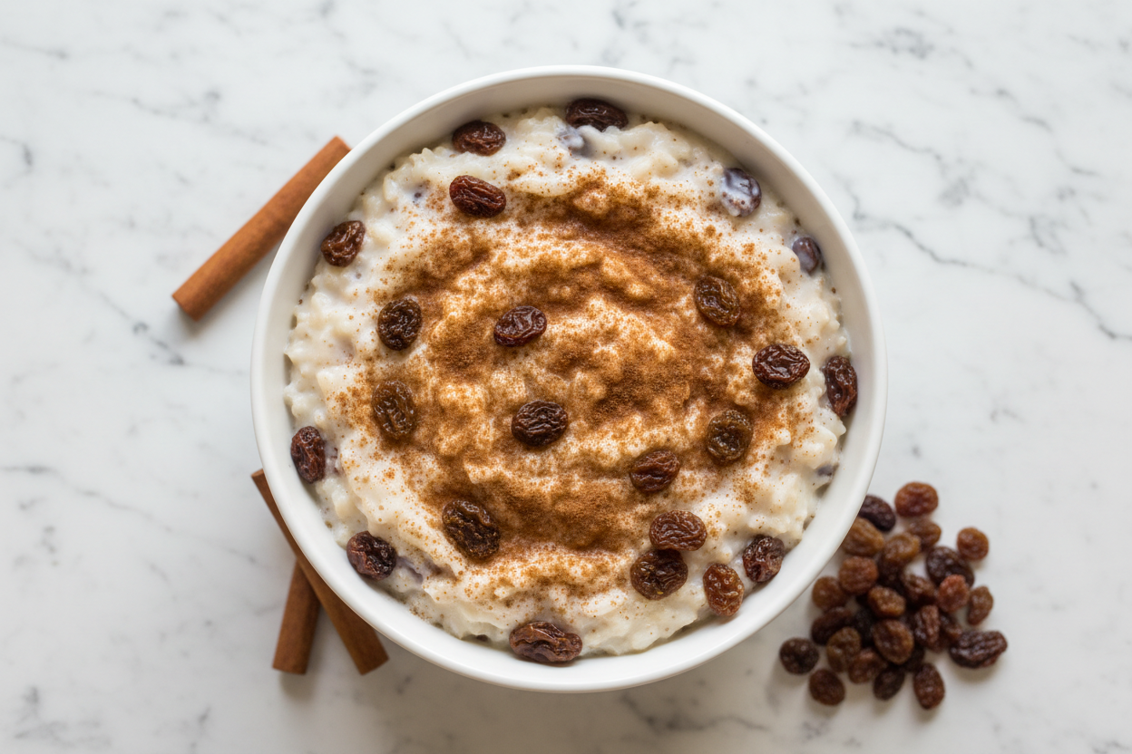 9x CINNAMON RAISIN RICE PUDDING 🌱